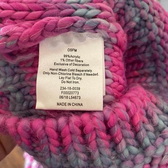 Girls Mermaid Colored Beanie - Picture 2 of 2